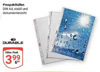 Globus DURABLE Prospekthüllen Angebot