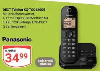 Globus Panasonic DECT-Telefon KX-TGC420GB Angebot