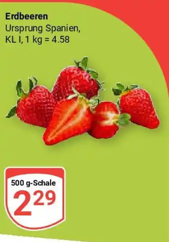 Globus Erdbeeren Angebot