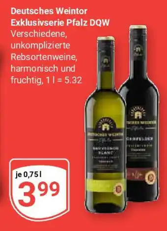 Globus Deutsches Weintor Exklusivserie Pfalz DQW Angebot