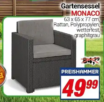 CENTERSHOP Gartensessel MONACO Angebot