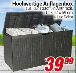 CENTERSHOP Hochwertige Auflagenbox Angebot