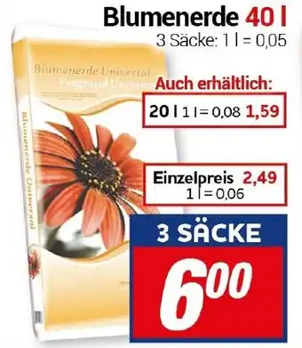 CENTERSHOP Blumenerde Angebot