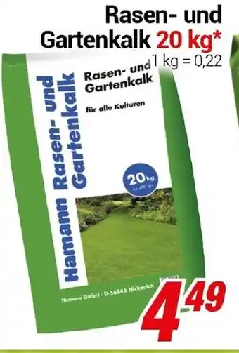 CENTERSHOP Rasen- und Gartenkalk Angebot