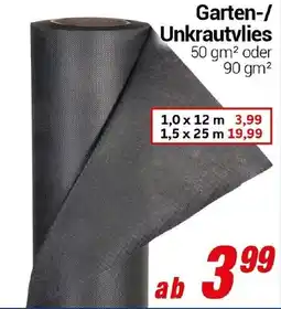 CENTERSHOP Garten-/ Unkrautvlies Angebot