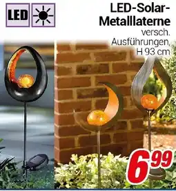 CENTERSHOP LED-Solar- Metalllaterne Angebot