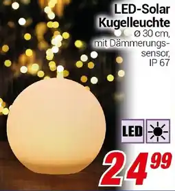 CENTERSHOP LED-Solar Kugelleuchte Angebot