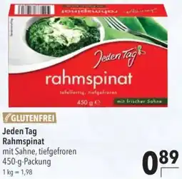 CITTI Markt Jeden Tag Rahmspinat Angebot