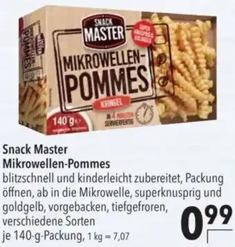 CITTI Markt Snack Master Mikrowellen-Pommes Angebot