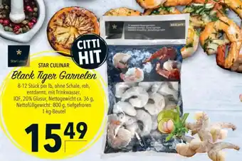 CITTI Markt STAR CULINAR Black Tiger Garnelen Angebot