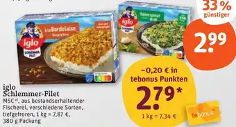 tegut iglo Schlemmer-Filet Angebot
