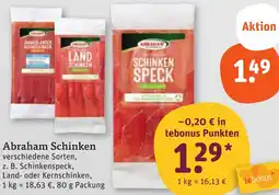 tegut Abraham Schinken Angebot