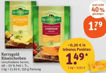 tegut Kerrygold Käsescheiben Angebot