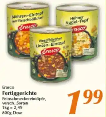 inkoop Erasco Fertiggerichte Angebot