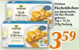 inkoop Alnatura Fischstäbchen Angebot