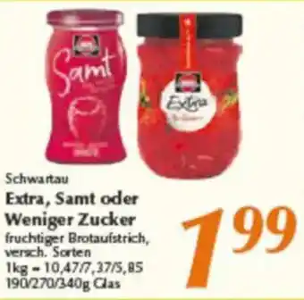 inkoop Schwartau Extra, Samt oder Weniger Zucker Angebot