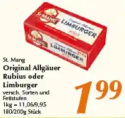 inkoop St. Mang Original Allgäuer Rubius oder Limburger Angebot