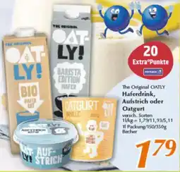 inkoop The Original OATLY Haferdrink, Aufstrich oder Oatgurt Angebot