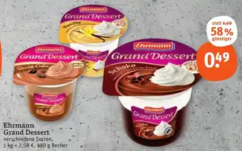 tegut Ehrmann Grand Dessert Angebot