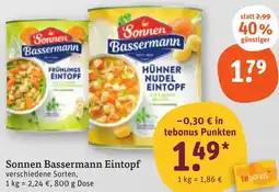 tegut Sonnen Bassermann Eintopf Angebot