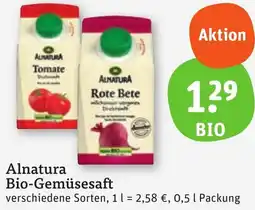 tegut Alnatura Bio-Gemüsesaft Angebot