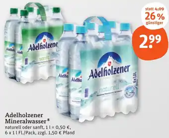 tegut Adelholzener Mineralwasser Angebot