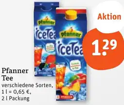 tegut Pfanner Tee Angebot