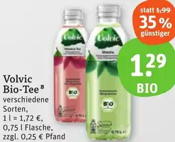 tegut Volvic Bio-Tee Angebot