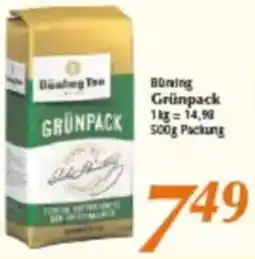 inkoop Bünting Grünpack Angebot