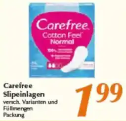 inkoop Carefree Slipeinlagen Angebot