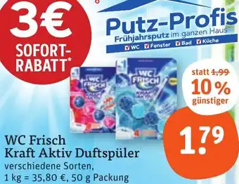 tegut WC Frisch Kraft Aktiv Duftspüler Angebot