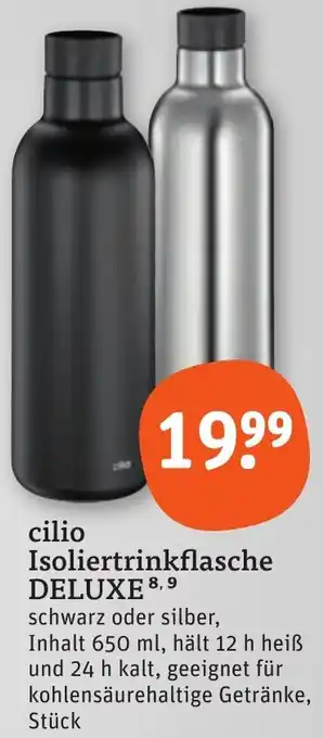 tegut cilio Isoliertrinkflasche DELUXE Angebot