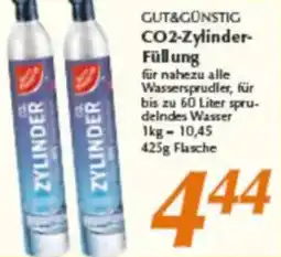 inkoop GUT&GÜNSTIG CO2-Zylinder Füllung Angebot