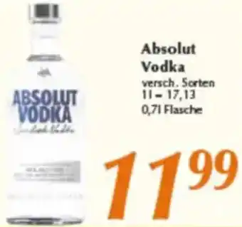 inkoop Absolut Vodka Angebot