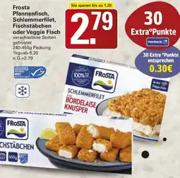 WEZ Frosta Pfannenfisch, Schlemmerfilet, Fischstäbchen oder Veggie Fisch Angebot