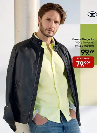 Galeria TOM TAILOR Herren-Bikerjacke Angebot