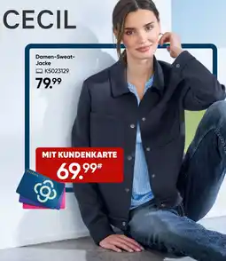 Galeria CECIL Damen-Sweat Jacke Angebot