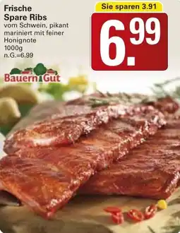 WEZ Bauern Gut Frische Spare Ribs Angebot