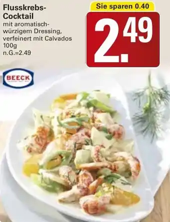 WEZ BEECK Flusskrebs Cocktail Angebot