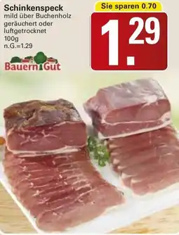 WEZ Bauern Gut Schinkenspeck Angebot