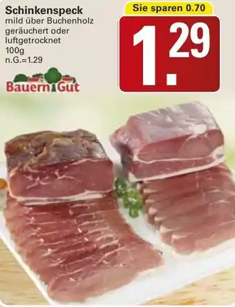 WEZ Bauern Gut Schinkenspeck Angebot