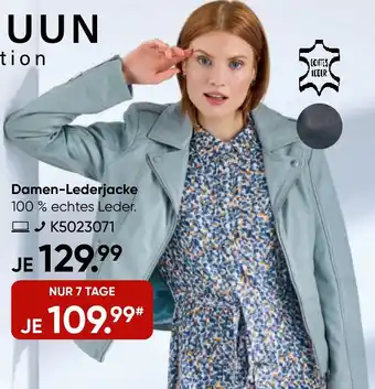 Galeria MANGUUN Damen-Lederjacke Angebot