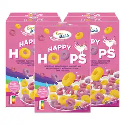 Netto Marken-Discount Kornmühle Happy Hoops 500 g, 5er Pack Angebot