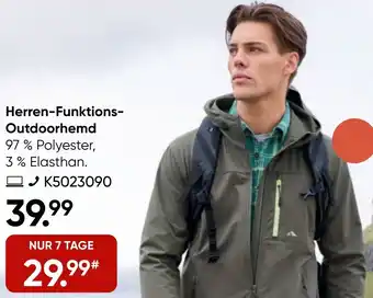 Galeria Moorhead Herren-Funktions Outdoorhemd Angebot