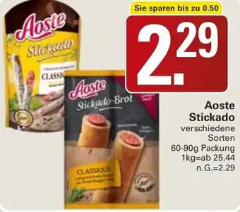 WEZ Aoste Stickado Angebot