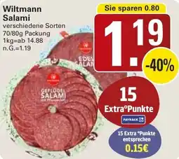 WEZ Wiltmann Salami Angebot