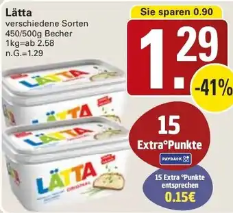 WEZ Lätta Angebot