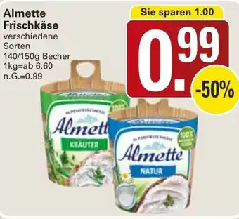 WEZ Almette Frischkäse Angebot