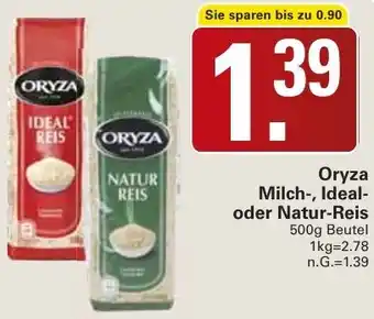 WEZ Oryza Milch-, Ideal- oder Natur-Reis Angebot