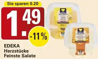 WEZ EDEKA Herzstücke Feinste Salate Angebot